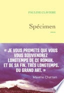 Spécimen - Cover