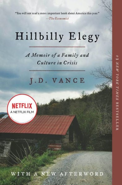 Hillbilly Elegy: A Memoir of a Family and Culture in Crisis - Cover