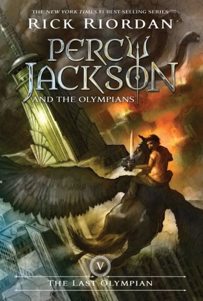 The Last Olympian (Percy Jackson and the Olympians Series #5) - Cover