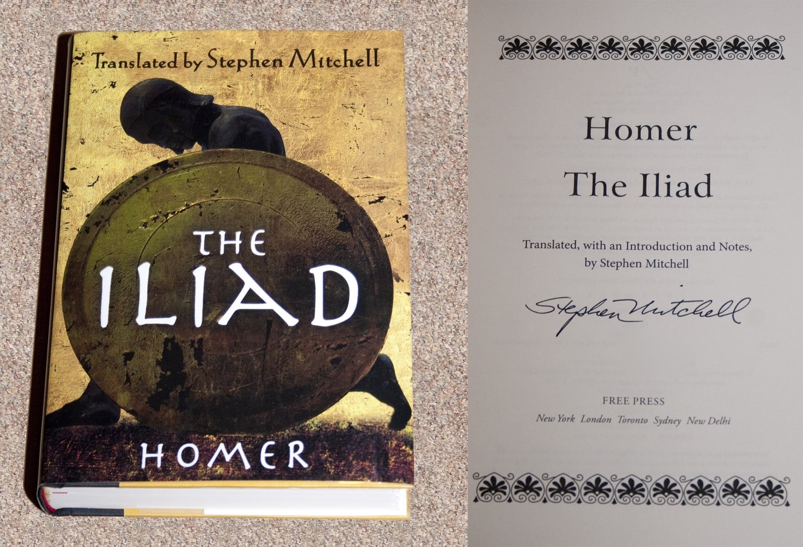 The Iliad - Cover