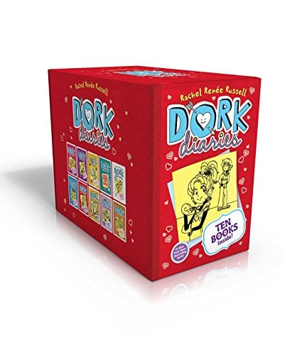 Dork Diaries Box Set (Ten Books Inside!): Dork Diaries; Dork Diaries 2; Dork Diaries 3; Dork Diaries 3 1/2; Dork Diaries 4; Dork Diaries 5; Dork ... Diaries 7; Dork Diaries 8; Dork Diaries 9 - Cover