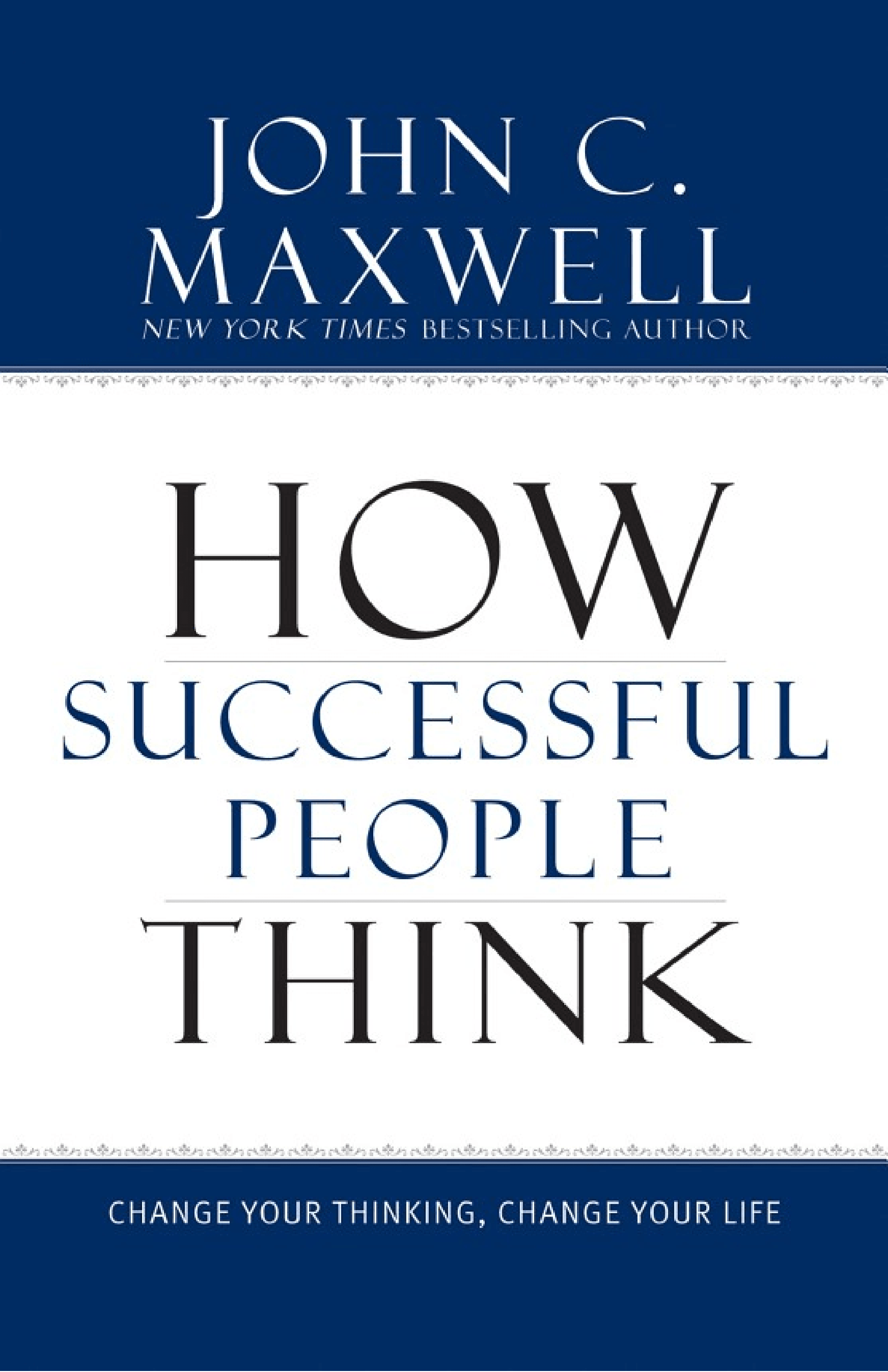 How Successful People Think - Cover