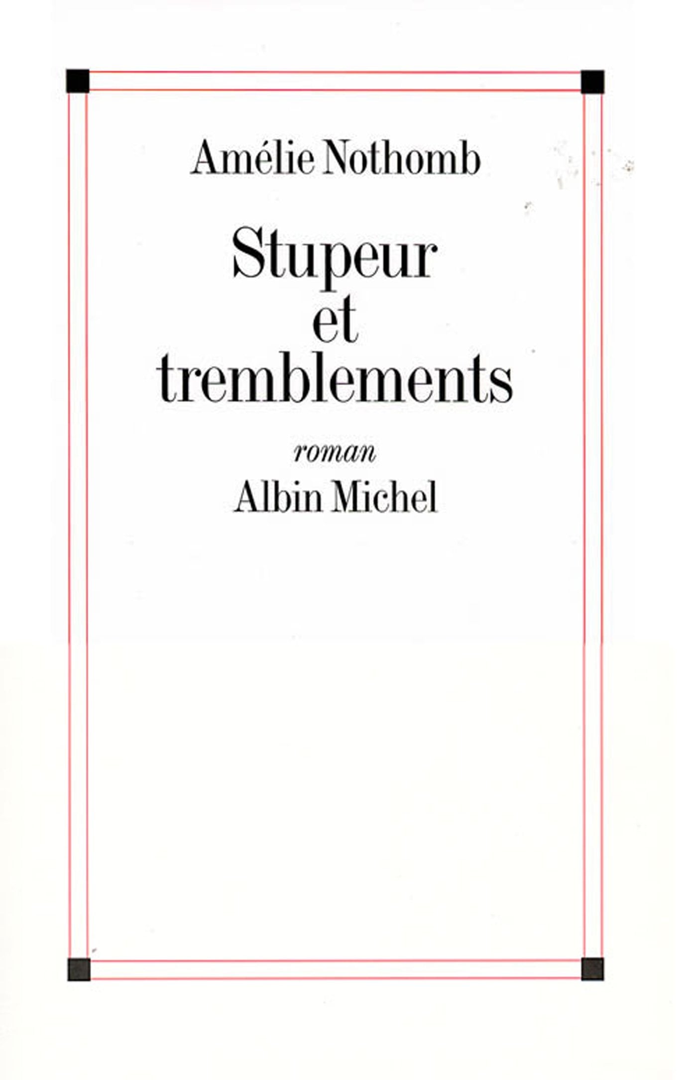Stupeur et tremblements - Cover