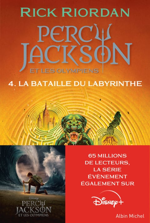 Percy Jackson et les Olympiens - tome 4 - La Bataille du labyrinthe - Cover