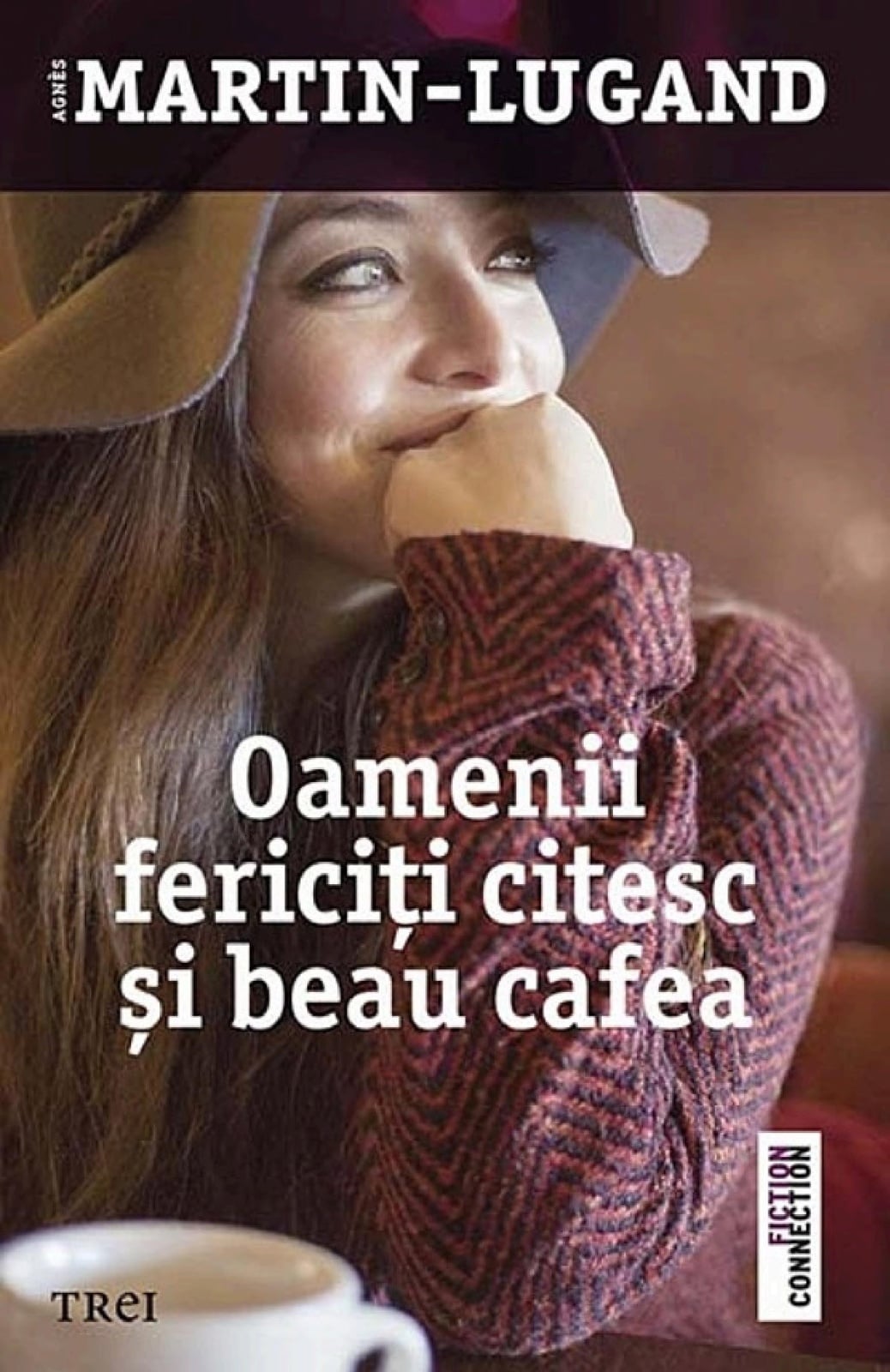 Oamenii fericiți citesc și beau cafea - Cover