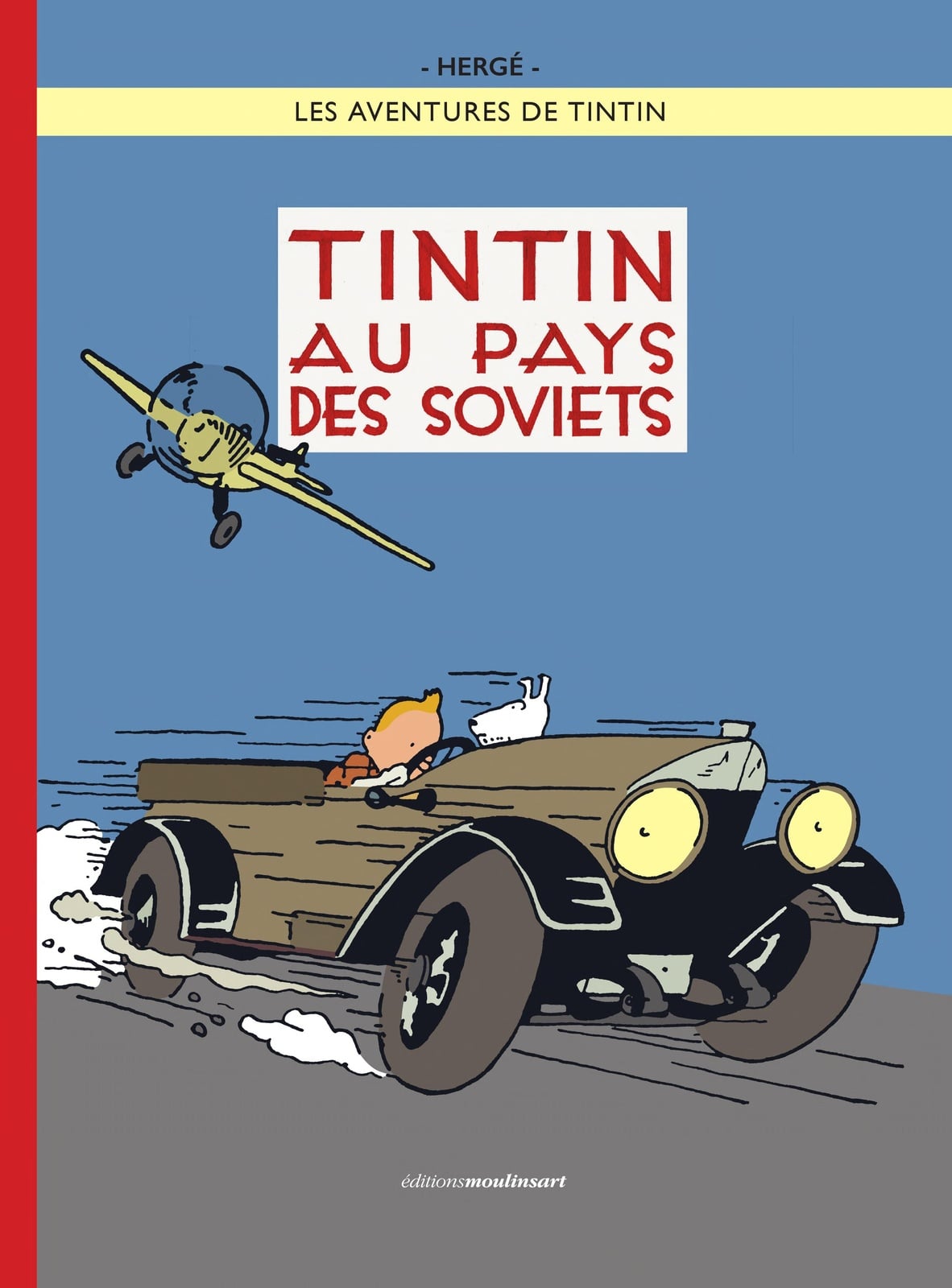 Tintin au pays des Soviets - Cover