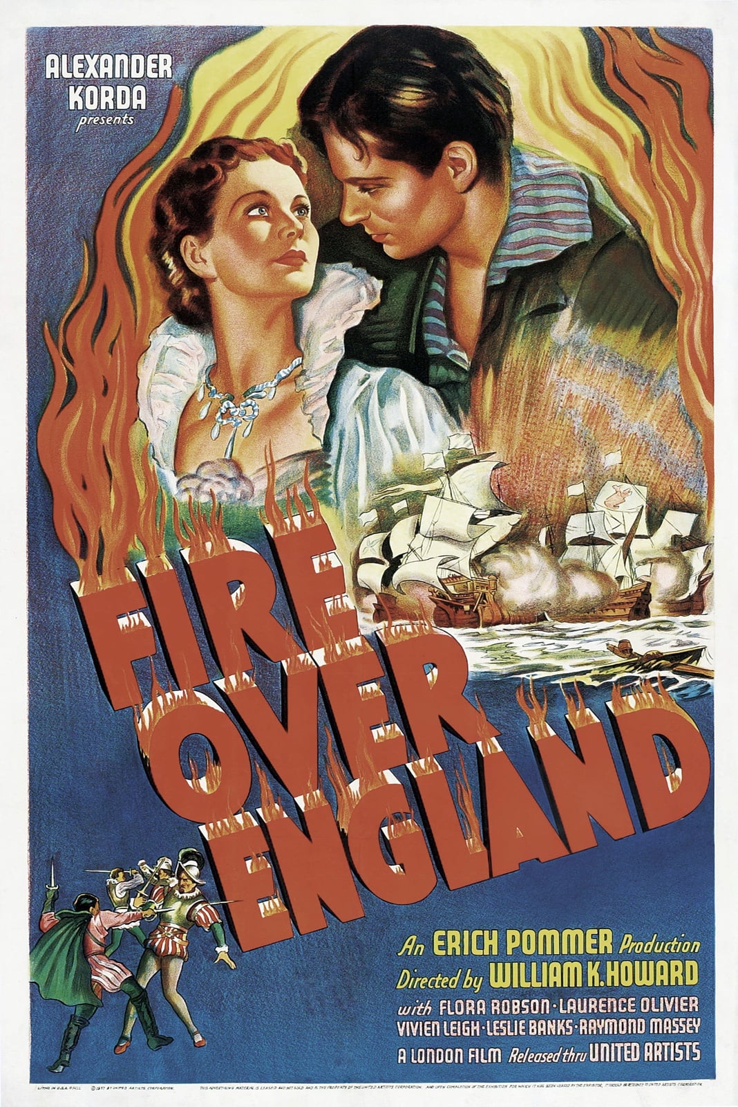 Fire Over England - Cover