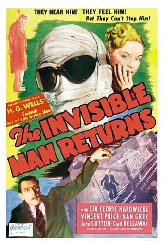 The Invisible Man Returns - Cover