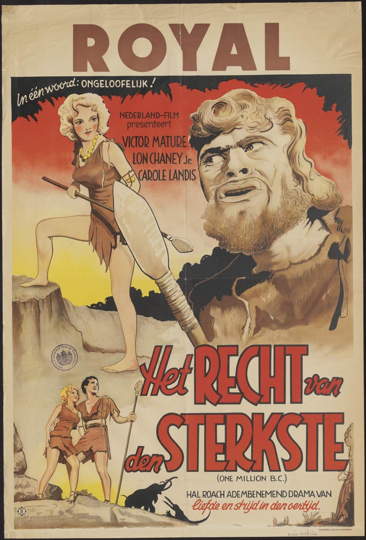 One Million B.C. - Cover