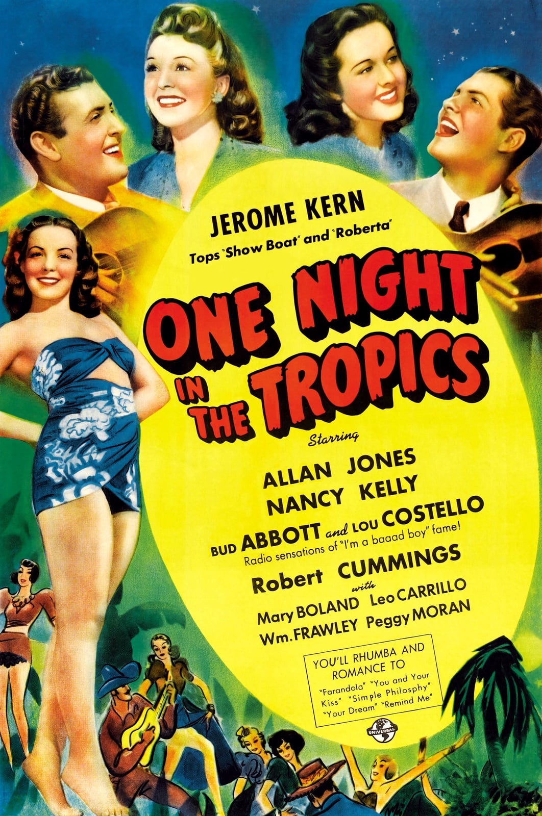 One Night in the Tropics - Cover