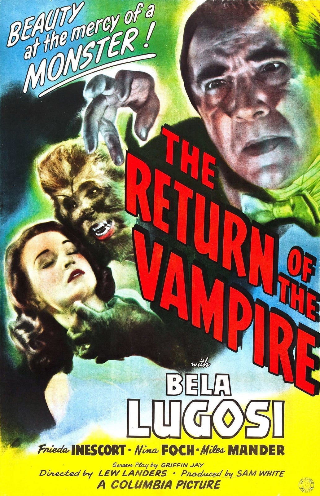 The Return of the Vampire - Cover