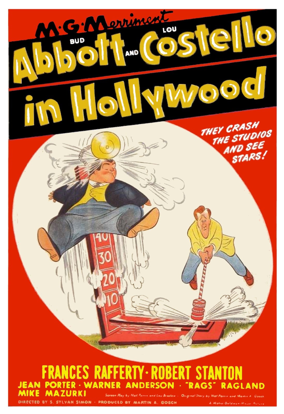 Bud Abbott and Lou Costello in Hollywood - Cover