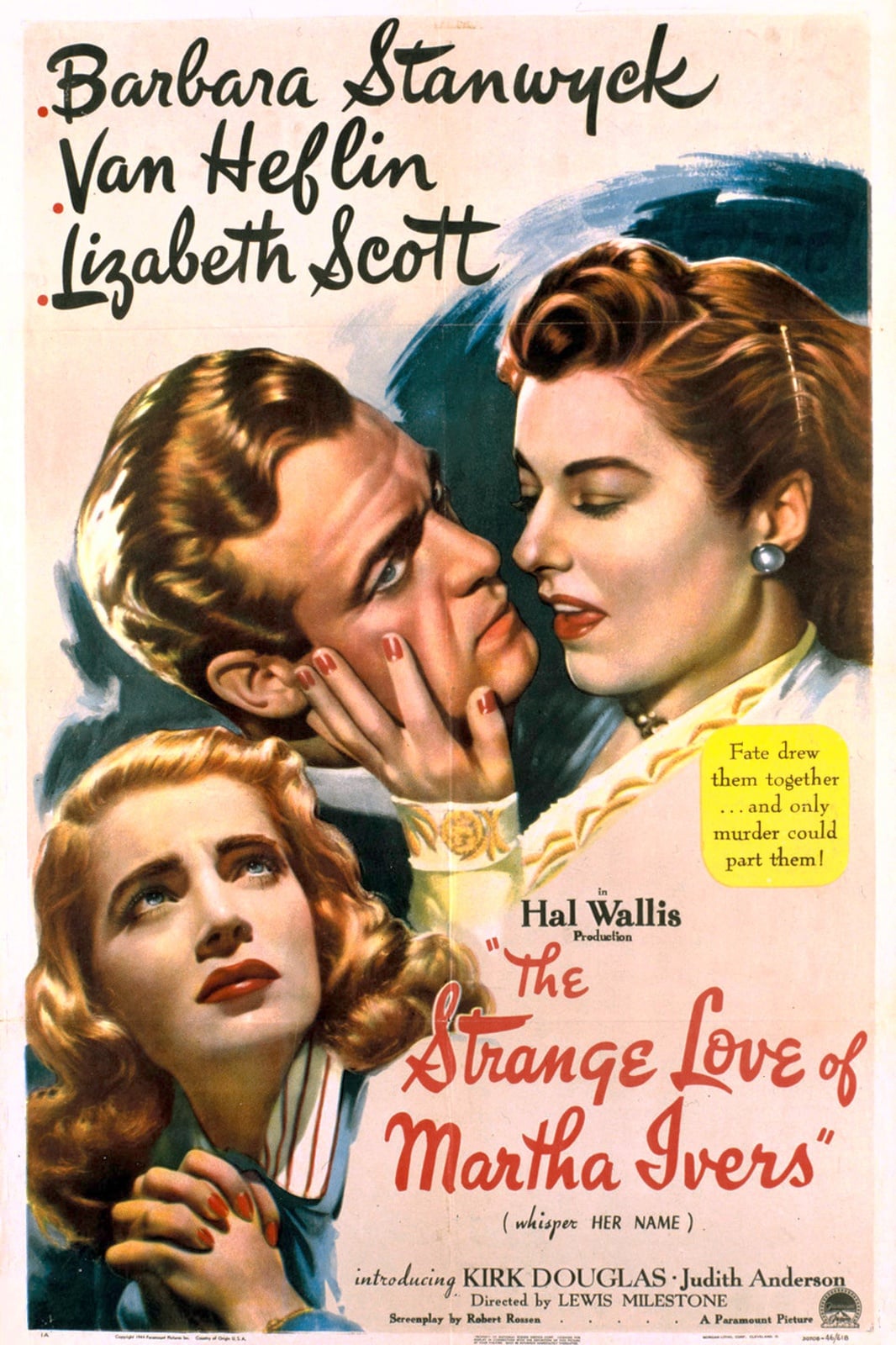 The Strange Love of Martha Ivers - Cover