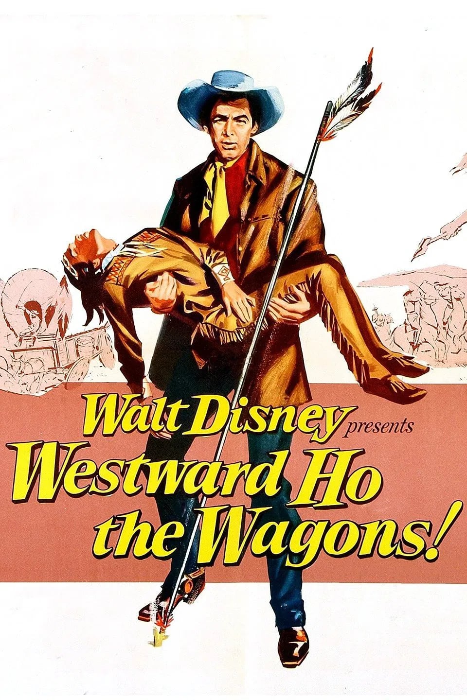 Westward Ho, The Wagons! - Cover