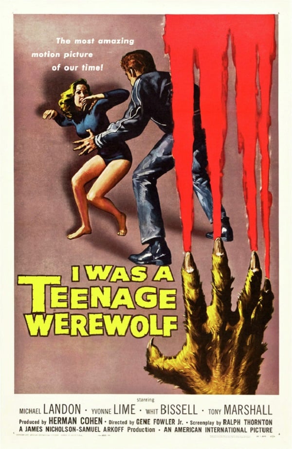 I Was a Teenage Werewolf - Cover
