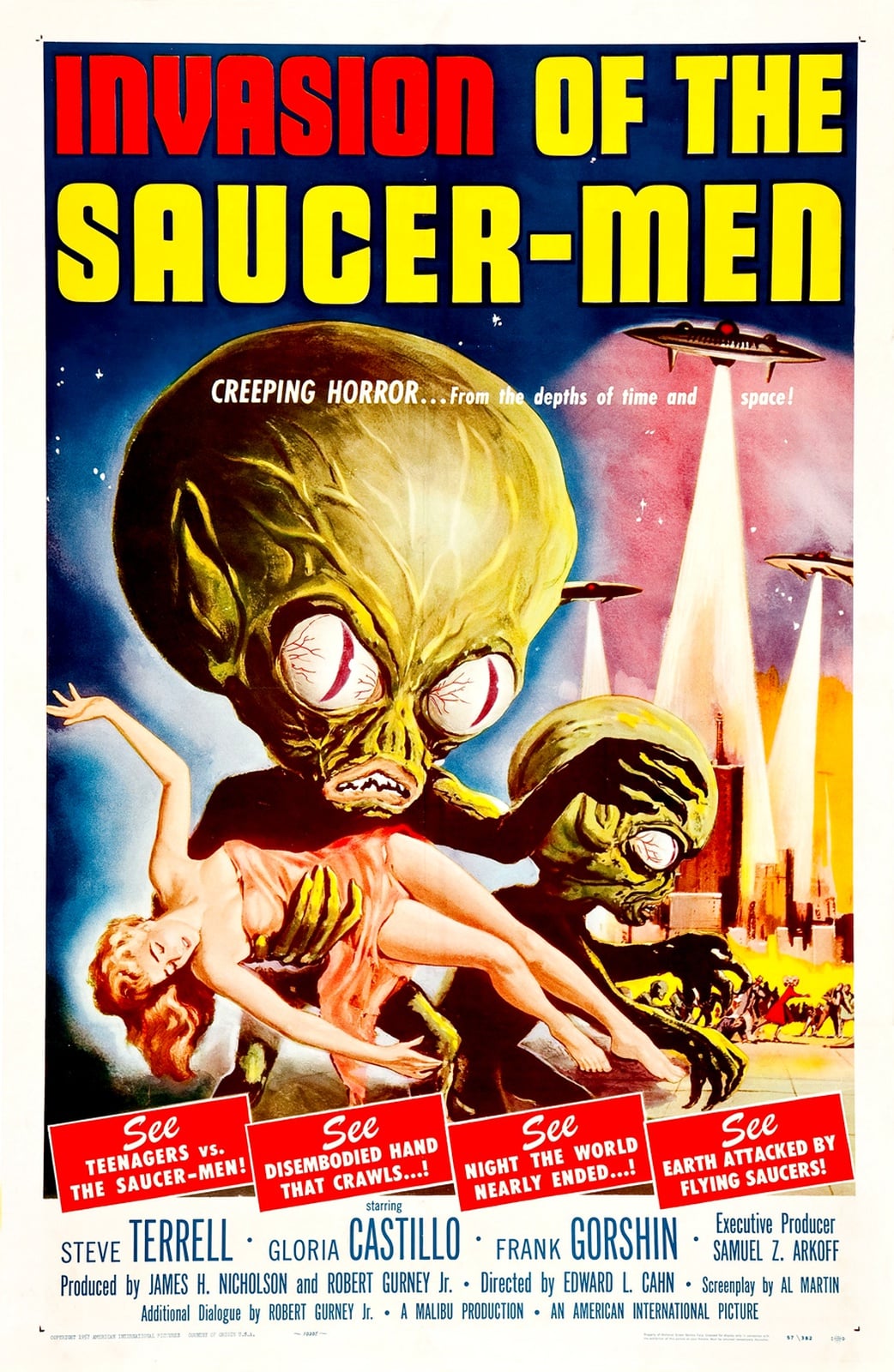 Invasion of the Saucer Men - Cover