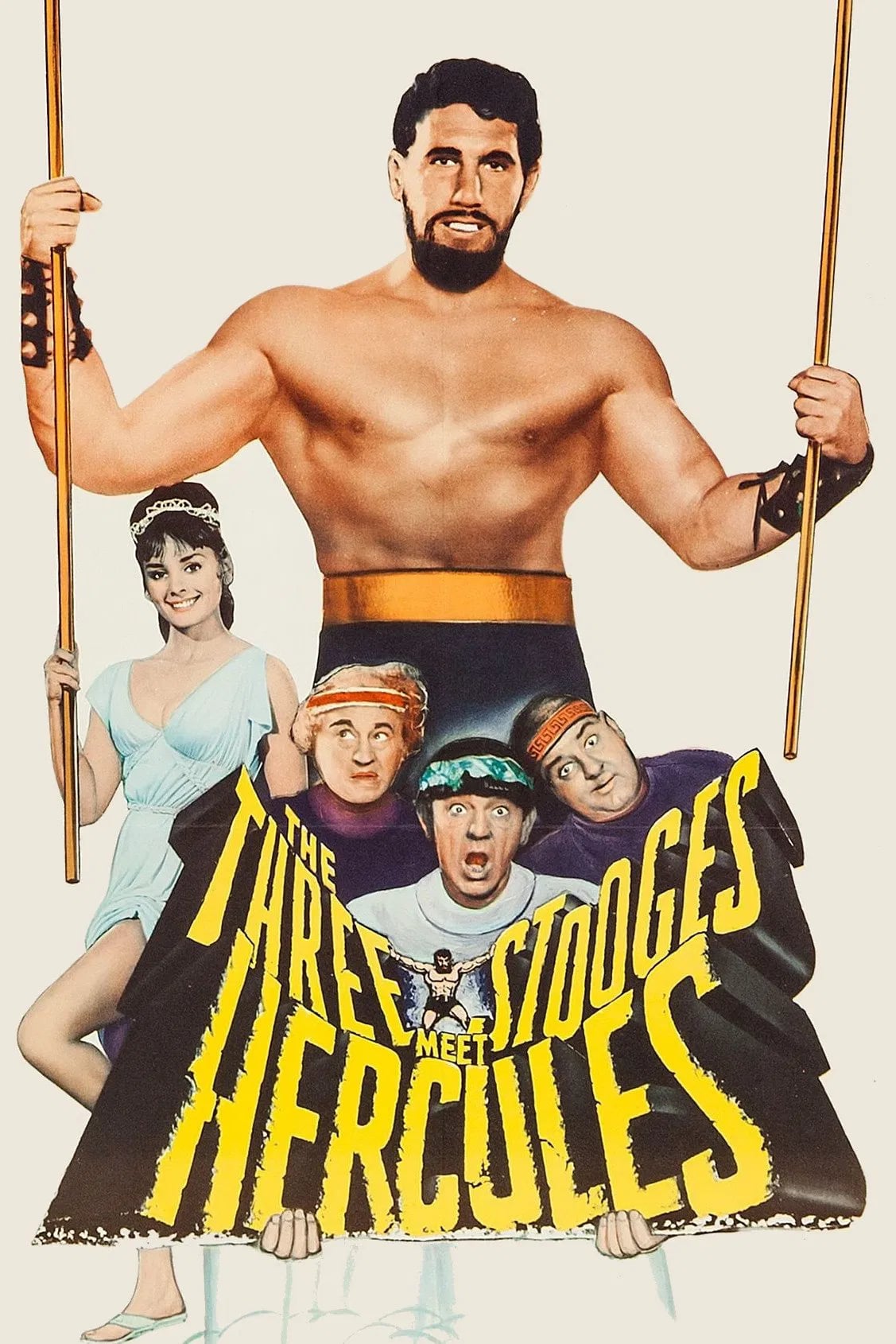The Three Stooges Meet Hercules - Cover