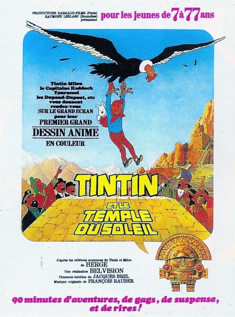 Tintin and the Temple of the Sun - Cover