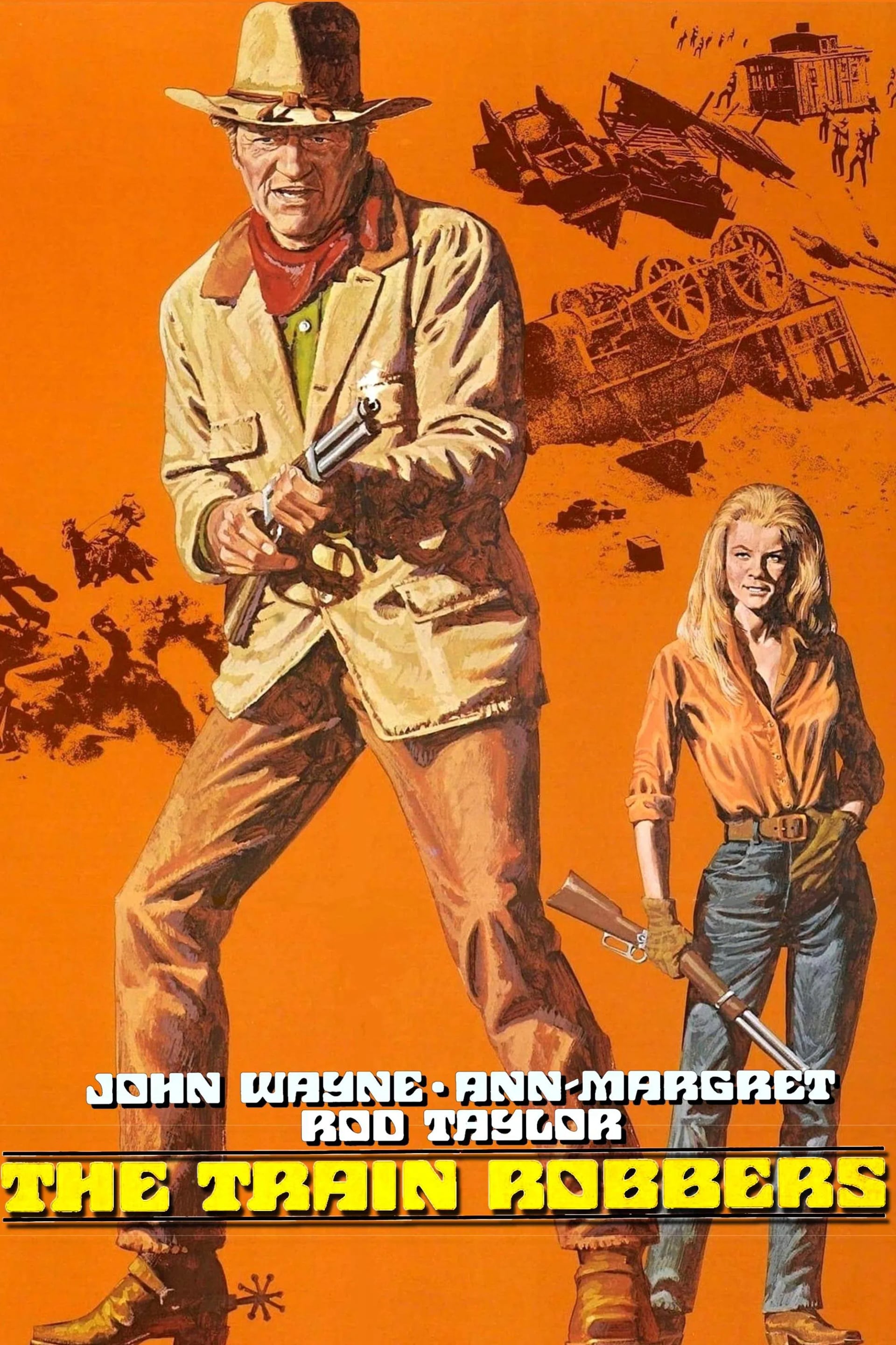 The Train Robbers - Cover