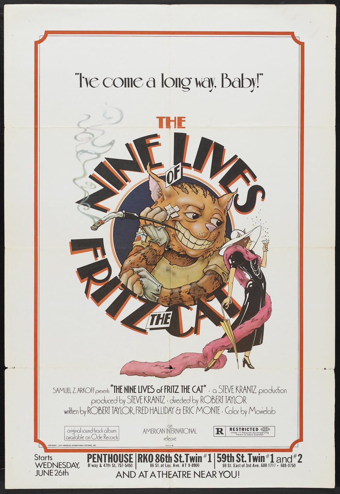 The Nine Lives of Fritz the Cat - Cover