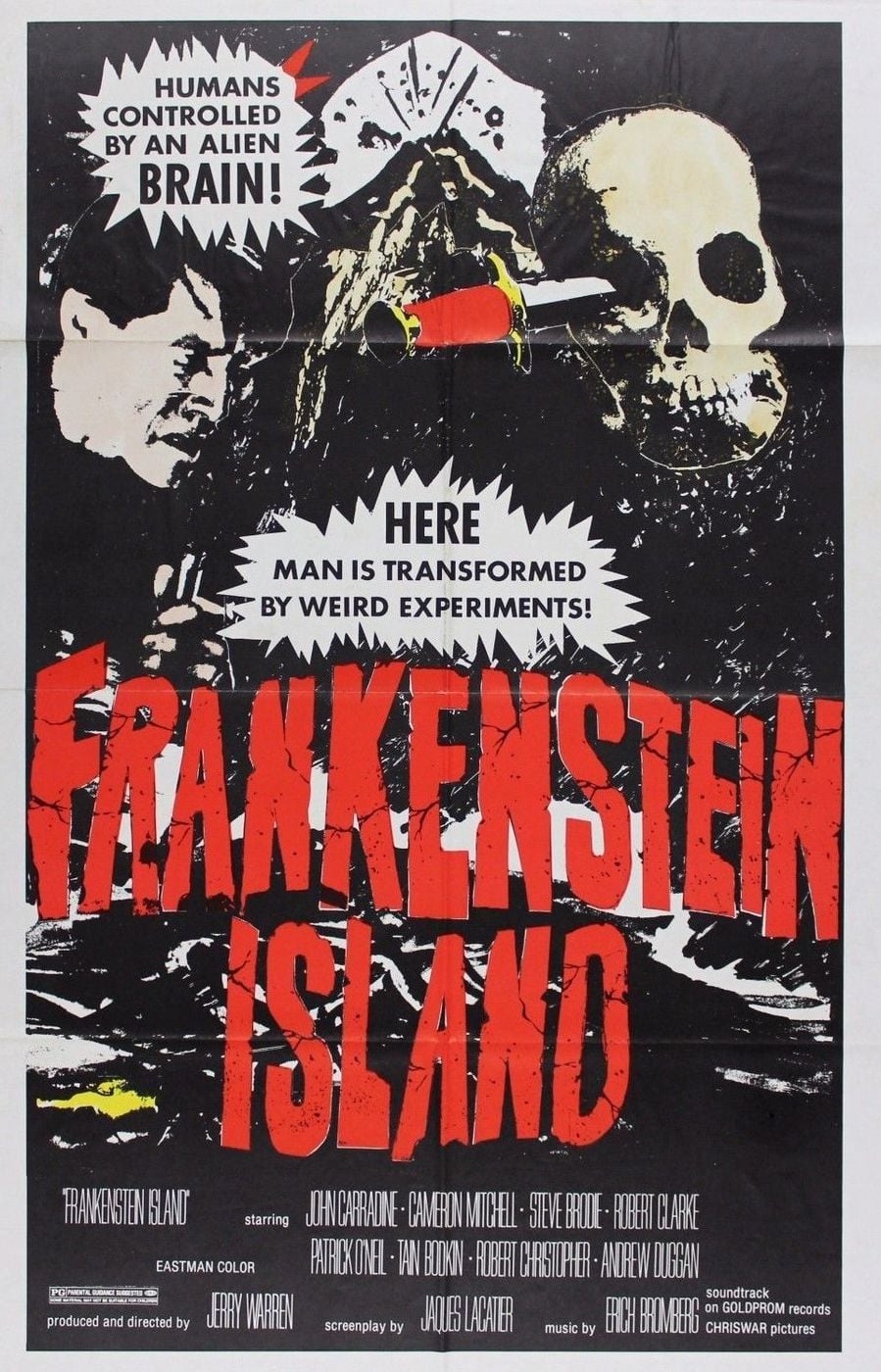 Frankenstein Island - Cover