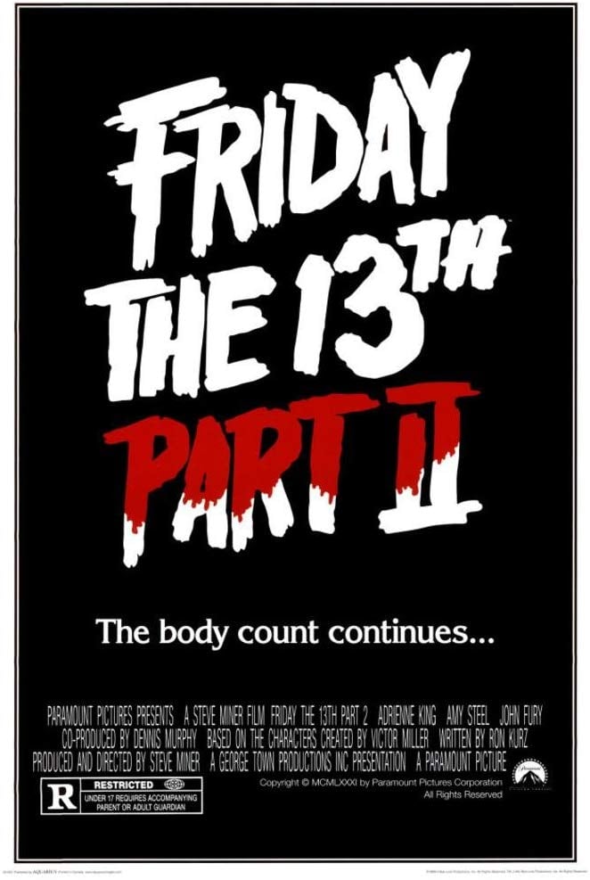 Friday the 13th Part 2 - Cover