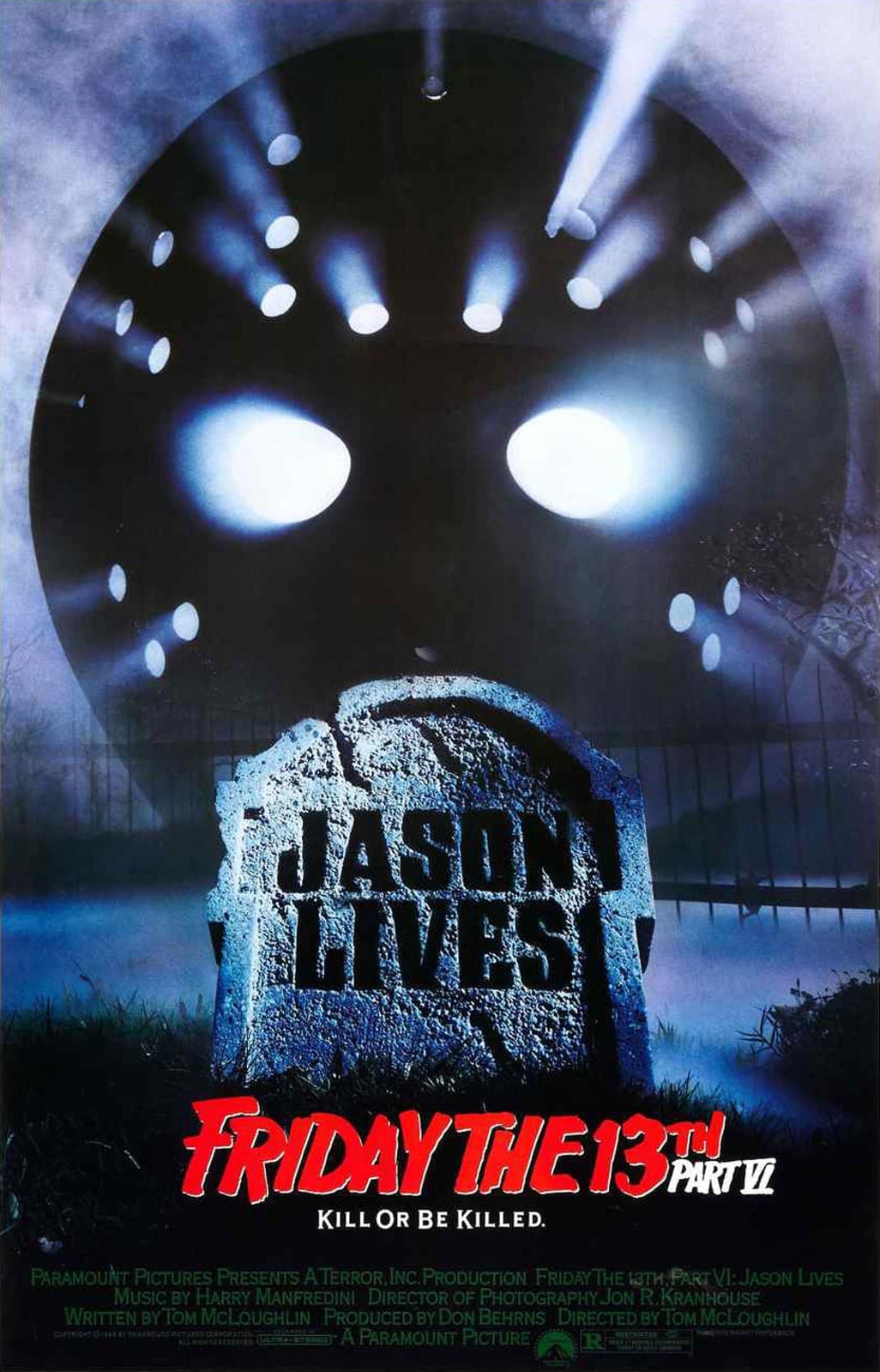 Friday the 13th Part VI: Jason Lives - Cover