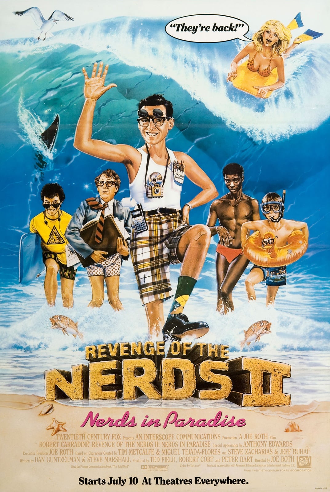 Revenge of the Nerds II: Nerds in Paradise - Cover