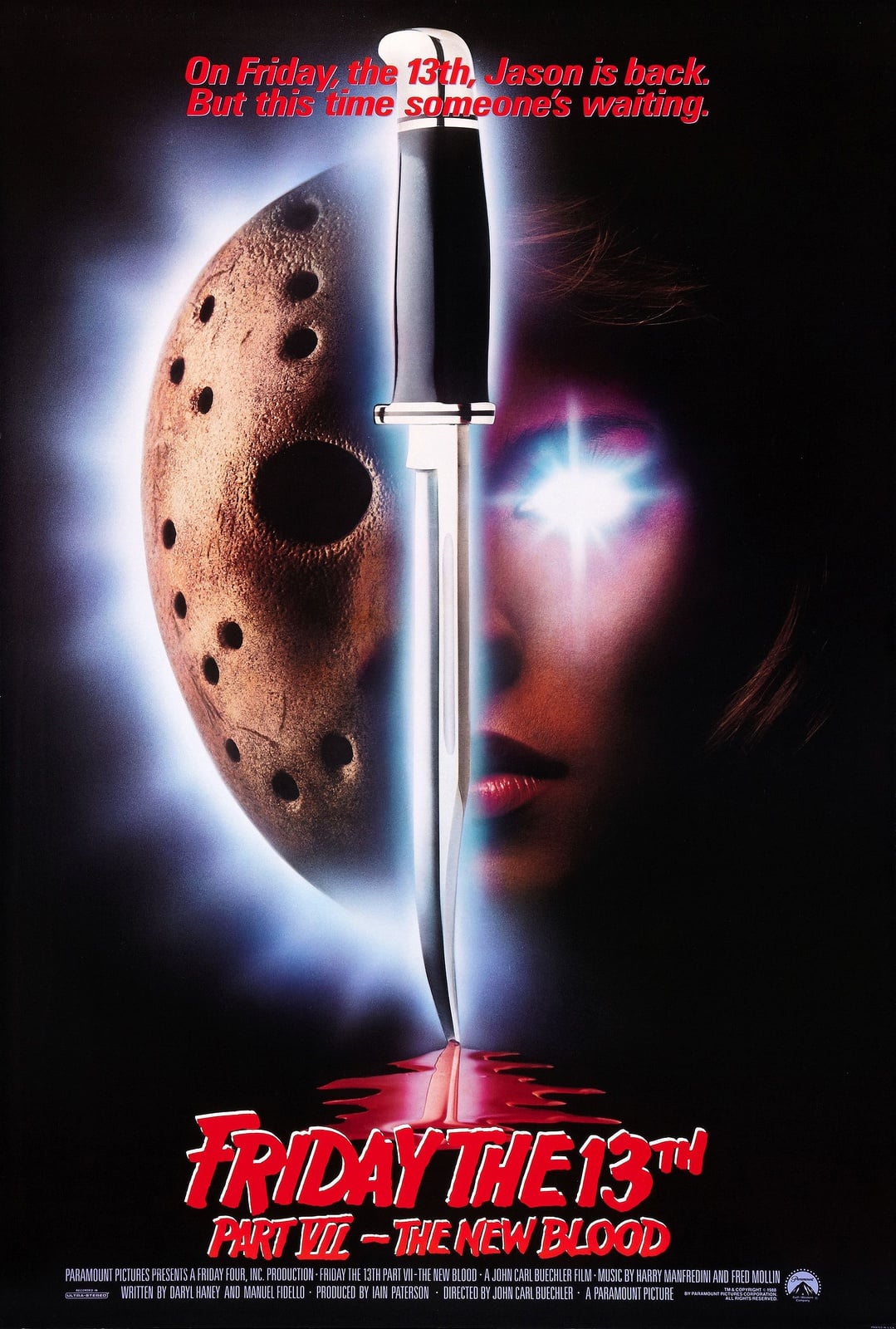 Friday the 13th Part VII: The New Blood - Cover