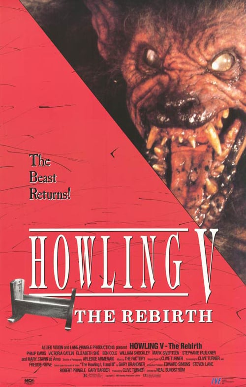 Howling V: The Rebirth - Cover