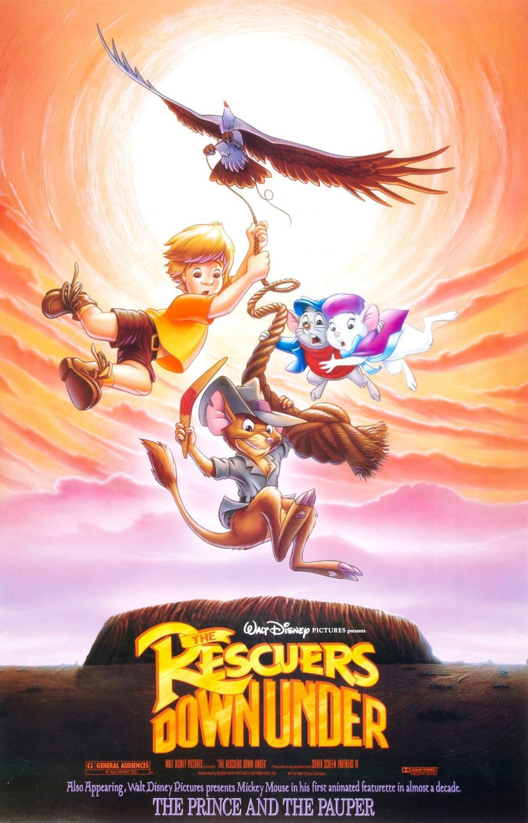 The Rescuers Down Under - Cover