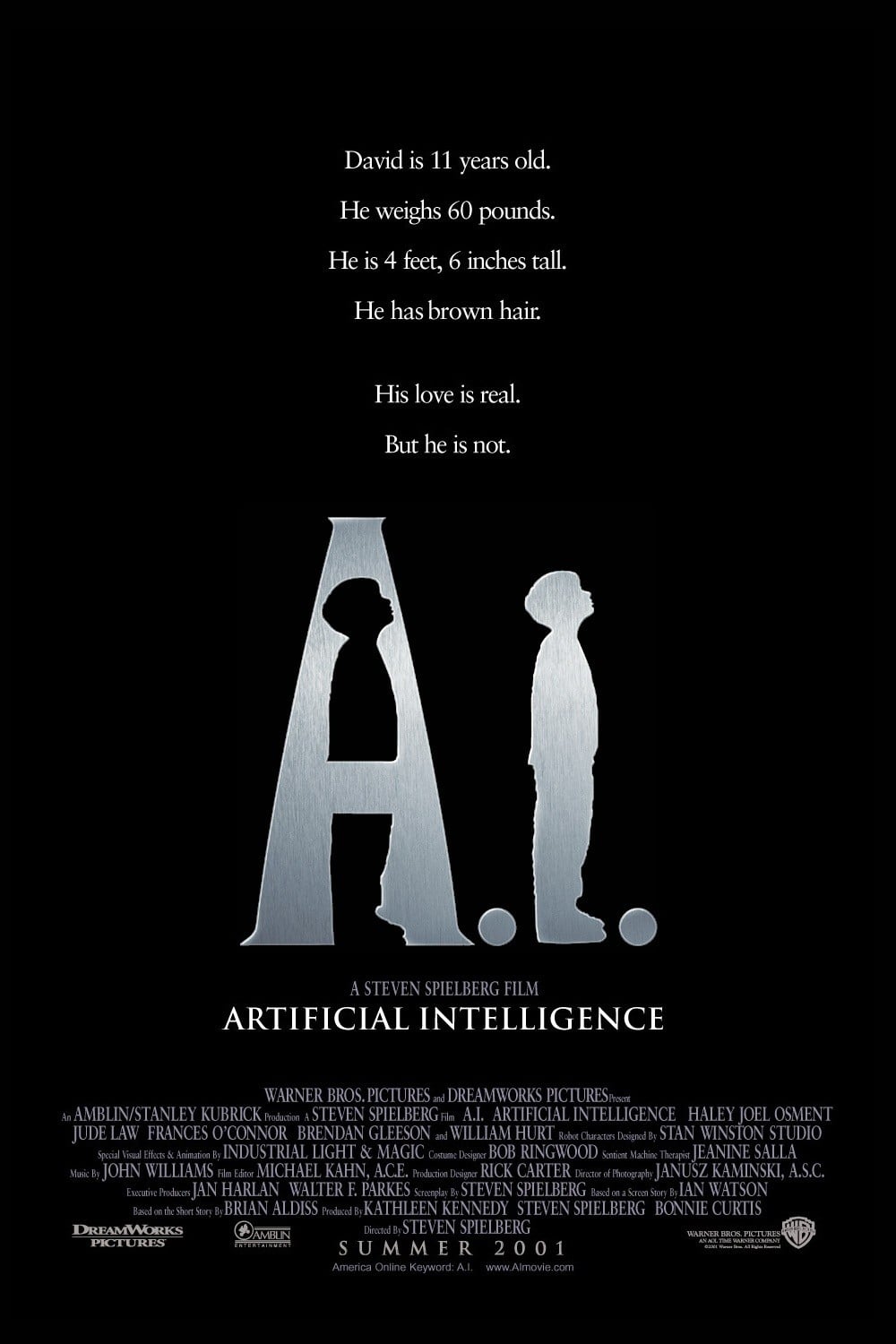 A.I. Artificial Intelligence - Cover