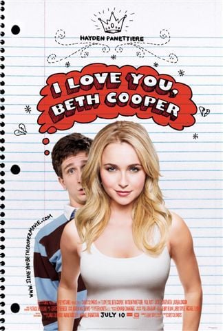 I Love You, Beth Cooper - Cover