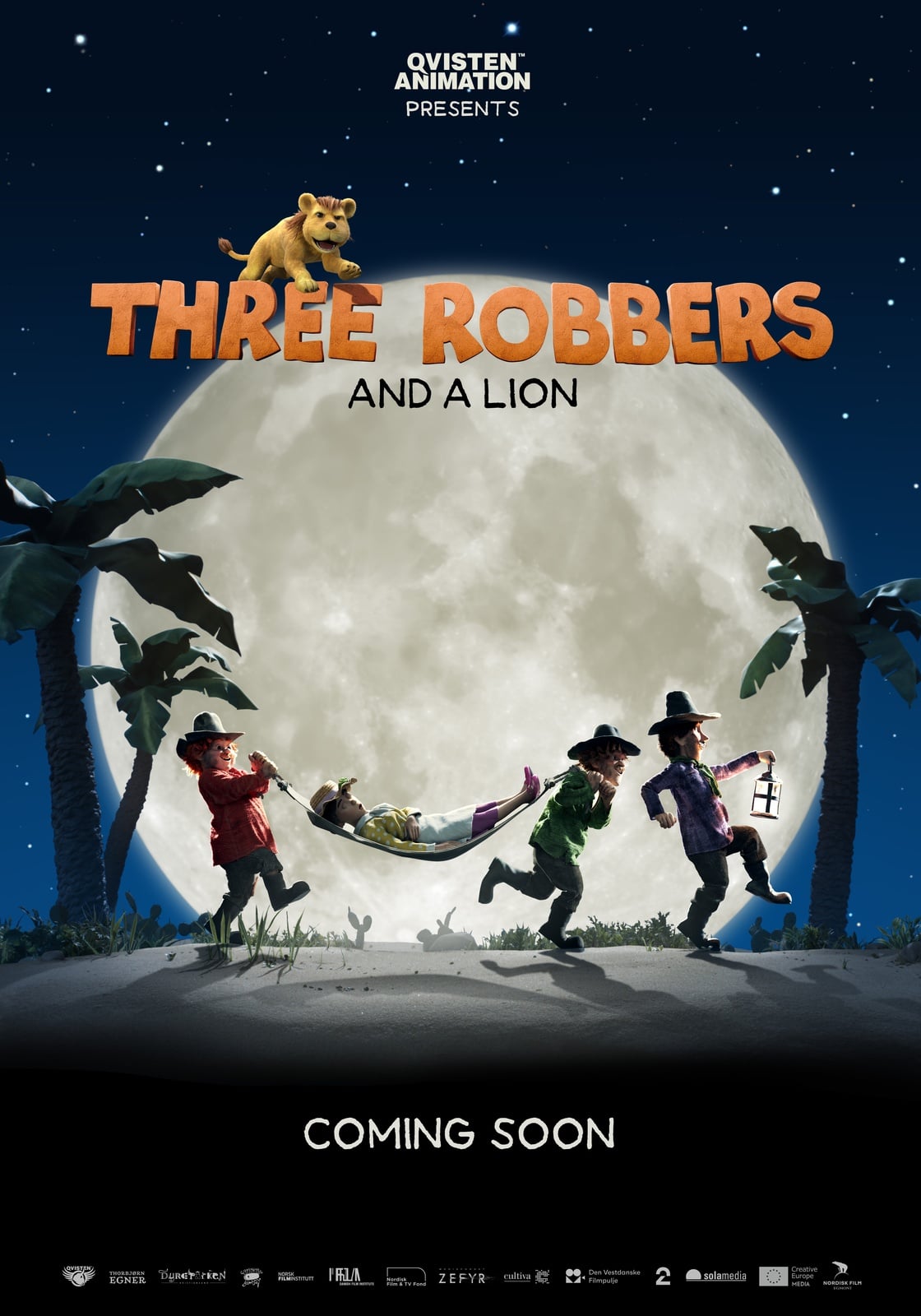 Three Robbers and a Lion - Cover