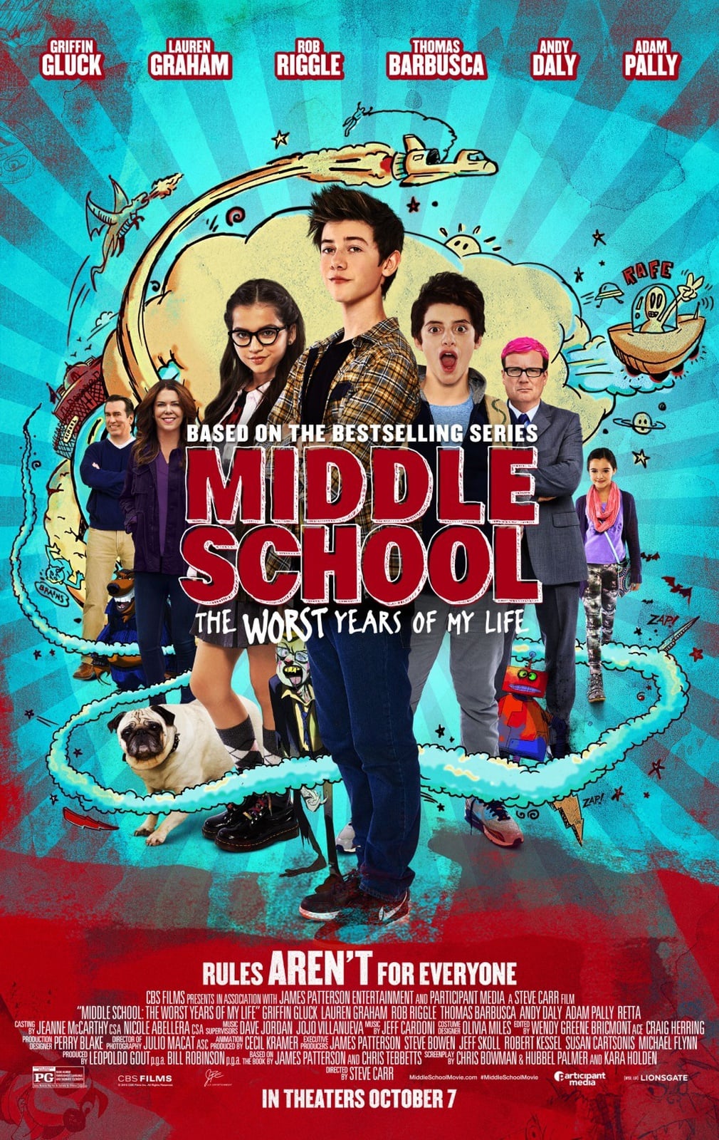 Middle School: The Worst Years of My Life - Cover