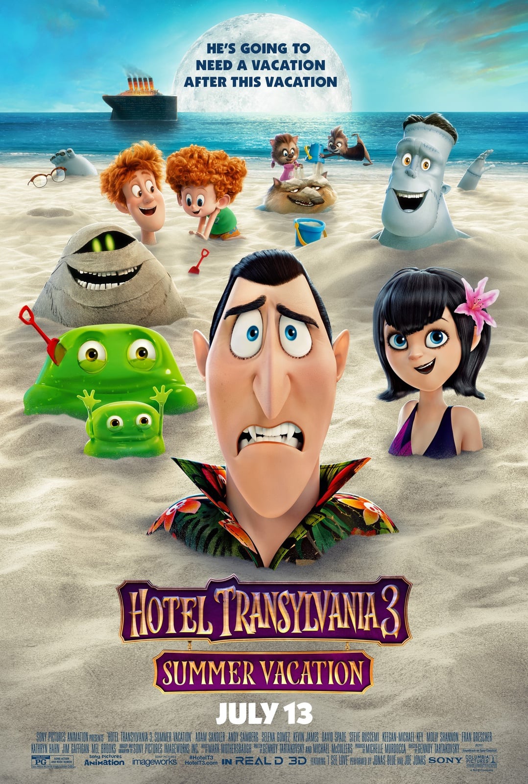 Hotel Transylvania 3: Summer Vacation - Cover