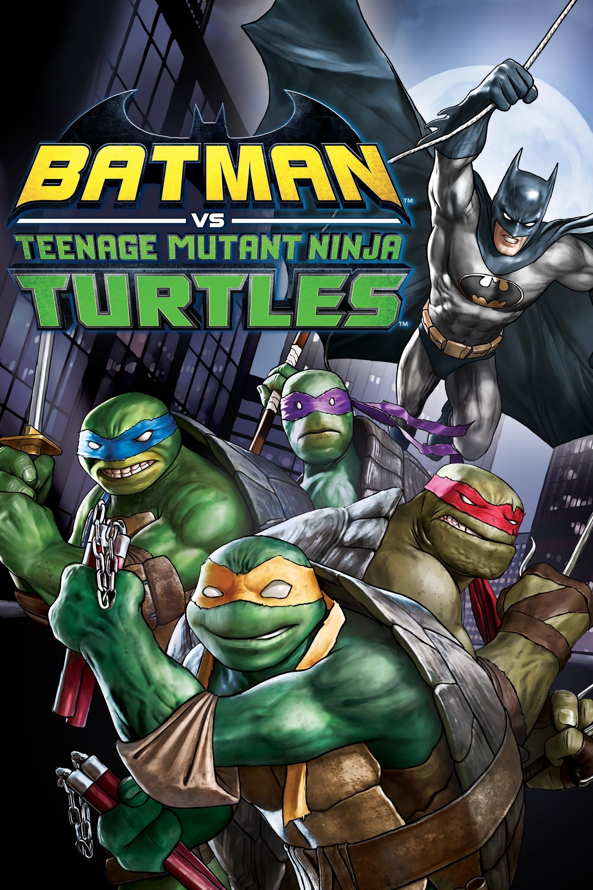 Batman vs Teenage Mutant Ninja Turtles - Cover